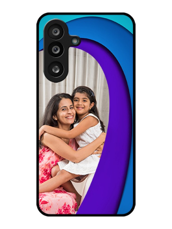 Custom Samsung Galaxy M56 5G Custom Glass Phone Case - Simple Pattern Design