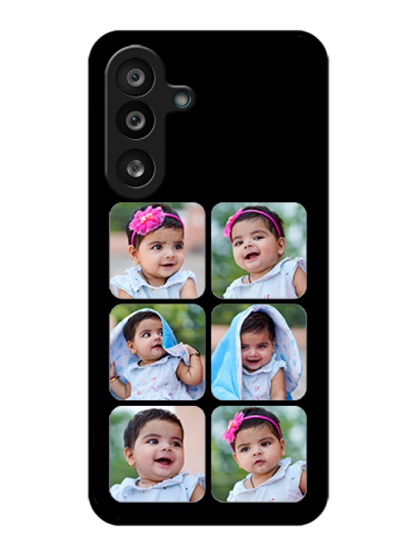 Custom Samsung Galaxy M56 5G Custom Glass Phone Case - Multiple Pictures Design