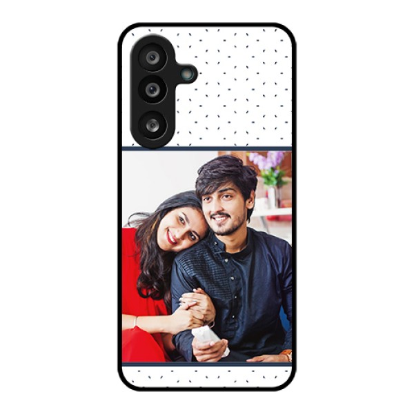 Samsung Galaxy M56 5G Custom Glass Phone Case - Premium Dot Design
