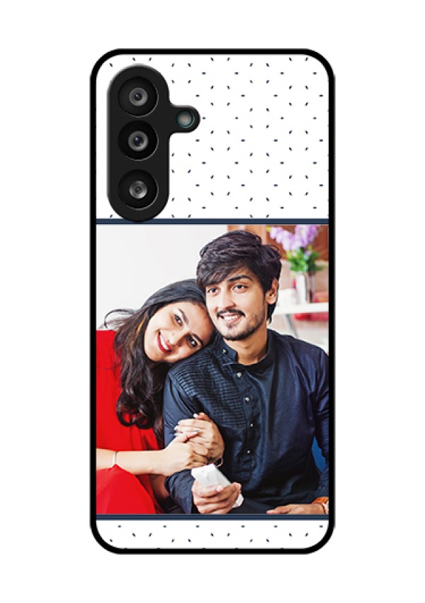 Samsung Galaxy M56 5G Custom Glass Phone Case - Premium Dot Design