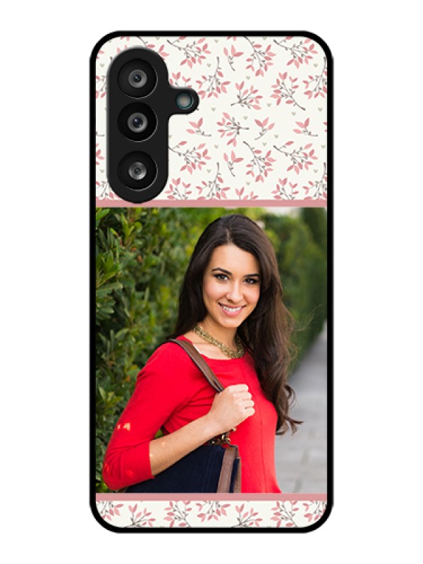 Custom Samsung Galaxy M56 5G Custom Glass Phone Case - Stunning Floral Design