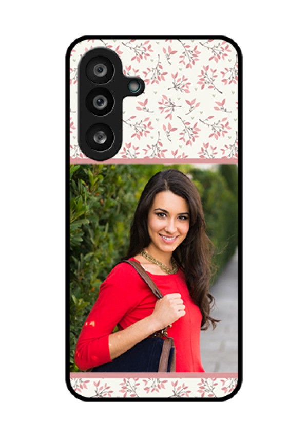 Samsung Galaxy M56 5G Custom Glass Phone Case - Stunning Floral Design