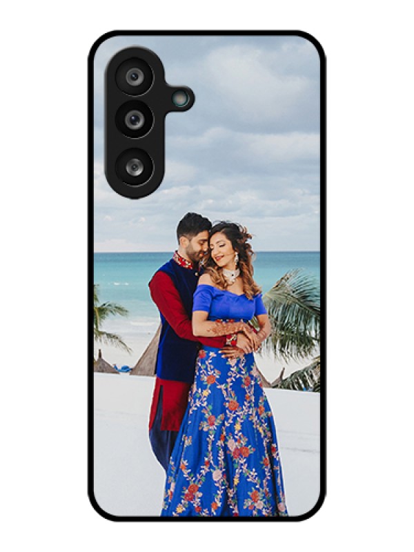 Custom Samsung Galaxy M56 5G Custom Glass Phone Case - Upload Full Picture Design