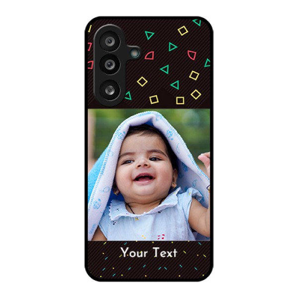 Samsung Galaxy M56 5G Custom Glass Phone Case - With Confetti Birthday Design Samsung Galaxy M56 5G Custom Glass Phone Case - With Confetti Birthday Design