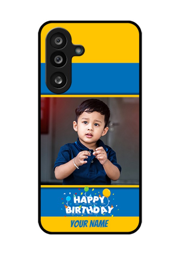 Samsung Galaxy M56 5G Custom Glass Phone Case - Birthday Wishes Design