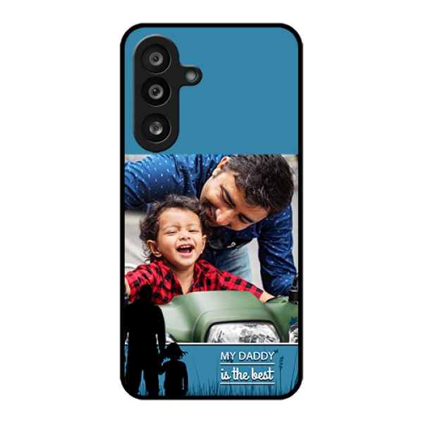 Samsung Galaxy M56 5G Custom Glass Phone Case - Best Dad Design