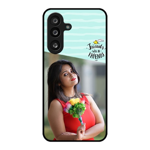Samsung Galaxy M56 5G Custom Glass Phone Case - Friends Picture Icon Design Samsung Galaxy M56 5G Custom Glass Phone Case - Friends Picture Icon Design