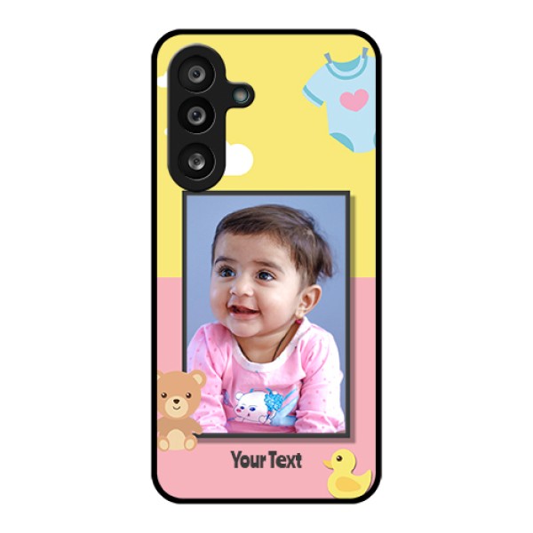 Samsung Galaxy M56 5G Custom Glass Phone Case - Kids 2 Color Design Samsung Galaxy M56 5G Custom Glass Phone Case - Kids 2 Color Design
