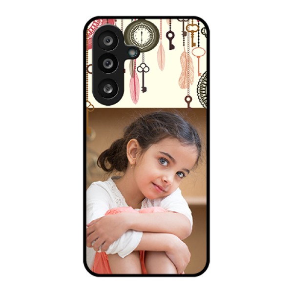Samsung Galaxy M56 5G Custom Glass Phone Case - Boho Style Design