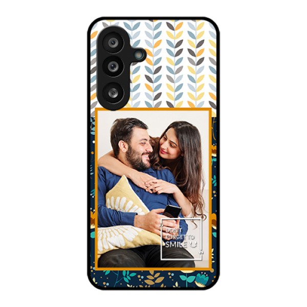 Samsung Galaxy M56 5G Custom Glass Phone Case - Pattern Design