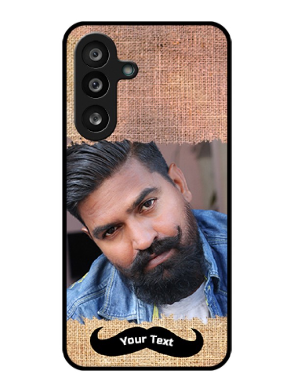 Custom Samsung Galaxy M56 5G Custom Glass Phone Case - With Texture Design