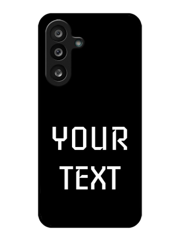 Custom Samsung Galaxy M56 5G Custom Glass Phone Case - Your Name Design