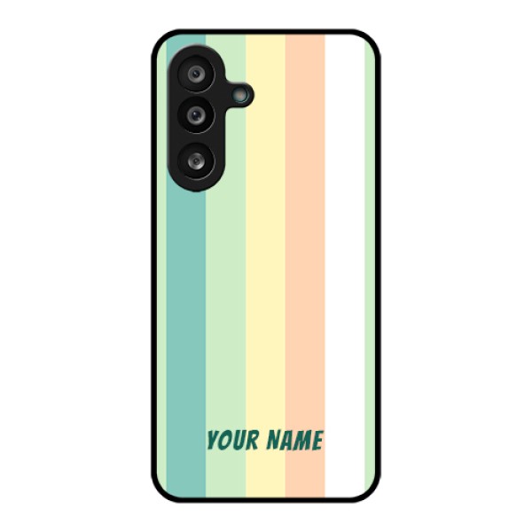 Samsung Galaxy M56 5G Custom Glass Phone Case - Multi - Colour Stripes Design Samsung Galaxy M56 5G Custom Glass Phone Case - Multi - Colour Stripes Design