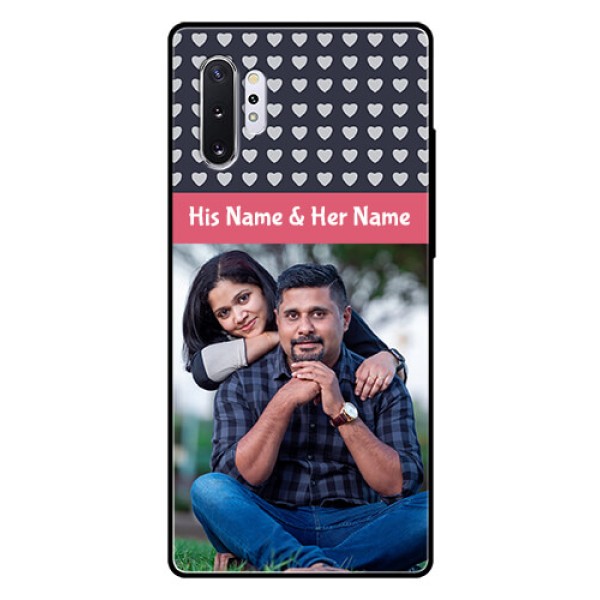 Samsung Galaxy Note 10 Plus Custom Glass Mobile Case  - Love Symbols Design