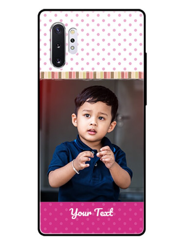 Custom Samsung Galaxy Note 10 Plus Photo Printing on Glass Case  - Cute Girls Cover Design