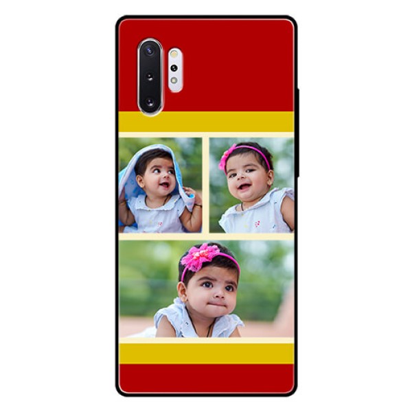 Samsung Galaxy Note 10 Plus Custom Glass Mobile Case - Multiple Pic Upload Design Samsung Galaxy Note 10 Plus Custom Glass Mobile Case - Multiple Pic Upload Design