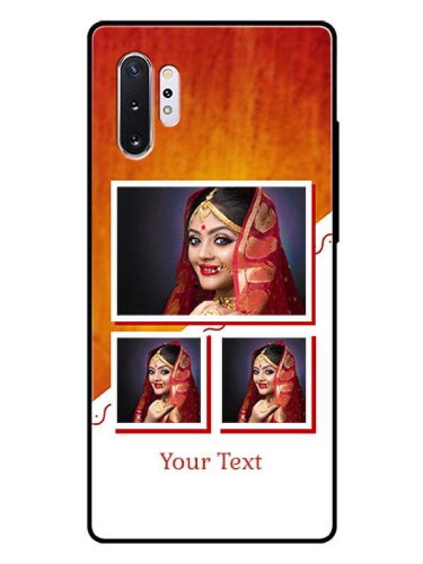 Custom Samsung Galaxy Note 10 Plus Custom Glass Phone Case  - Wedding Memories Design  