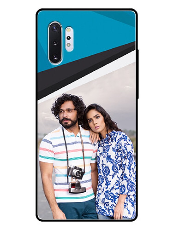 Custom Samsung Galaxy Note 10 Plus Photo Printing on Glass Case  - Simple Pattern Photo Upload Design