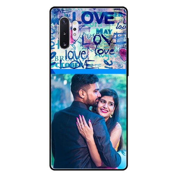 Samsung Galaxy Note 10 Plus Custom Glass Mobile Case - Colorful Love Design Samsung Galaxy Note 10 Plus Custom Glass Mobile Case - Colorful Love Design