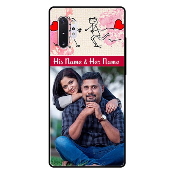 Samsung Galaxy Note 10 Plus Photo Printing on Glass Case  - You and Me Case Design