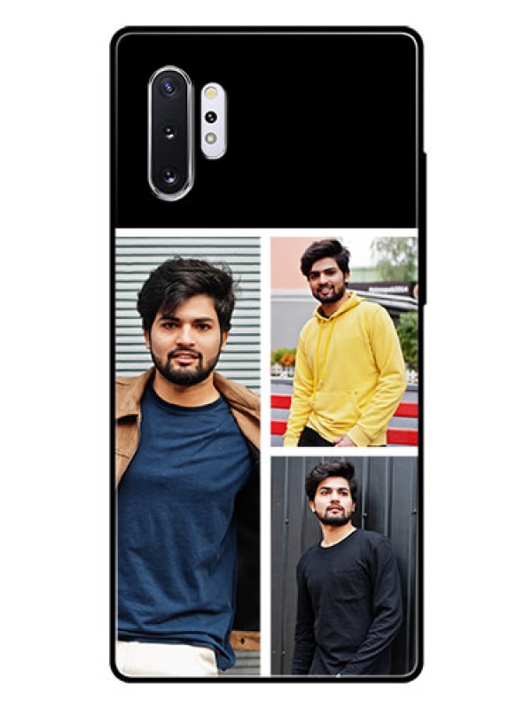 Custom Samsung Galaxy Note 10 Plus Photo Printing on Glass Case  - Upload Multiple Picture Design