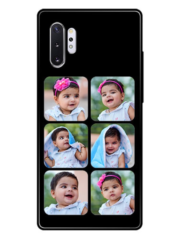 Custom Samsung Galaxy Note 10 Plus Photo Printing on Glass Case  - Multiple Pictures Design