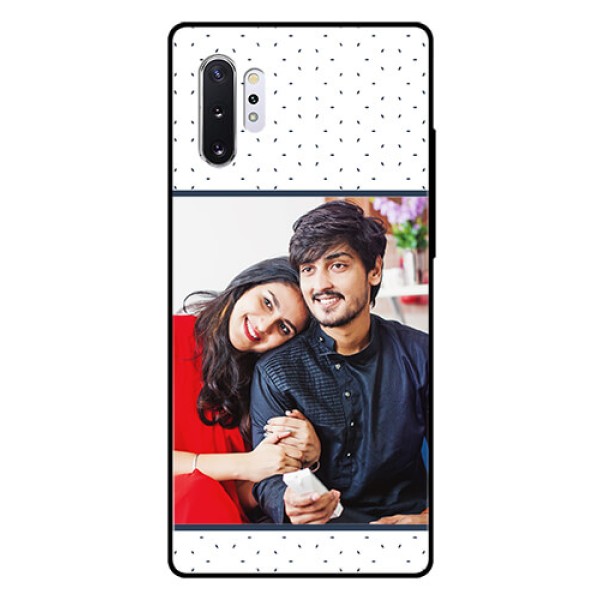 Samsung Galaxy Note 10 Plus Personalized Glass Phone Case  - Premium Dot Design