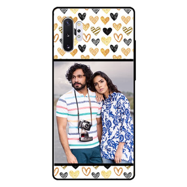 Samsung Galaxy Note 10 Plus Photo Printing on Glass Case  - Love Symbol Design