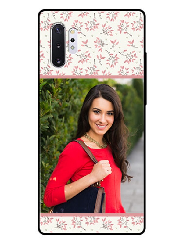 Custom Samsung Galaxy Note 10 Plus Custom Glass Phone Case  - Premium Floral Design