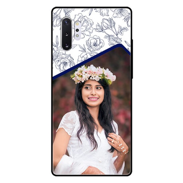 Samsung Galaxy Note 10 Plus Personalized Glass Phone Case - Premium Floral Design Samsung Galaxy Note 10 Plus Personalized Glass Phone Case - Premium Floral Design