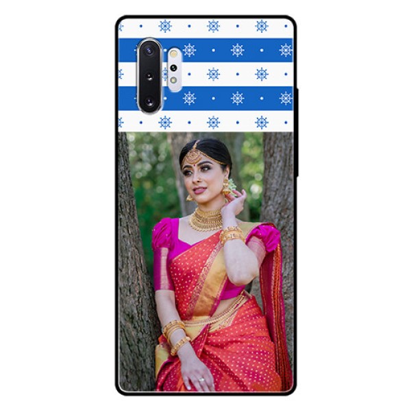 Samsung Galaxy Note 10 Plus Photo Printing on Glass Case - Snow Pattern Design Samsung Galaxy Note 10 Plus Photo Printing on Glass Case - Snow Pattern Design