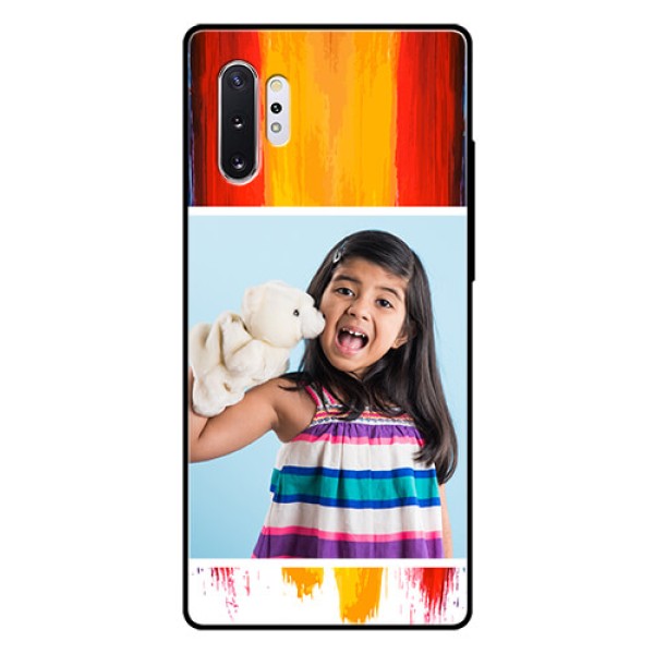 Samsung Galaxy Note 10 Plus Personalized Glass Phone Case - Multi Color Design Samsung Galaxy Note 10 Plus Personalized Glass Phone Case - Multi Color Design