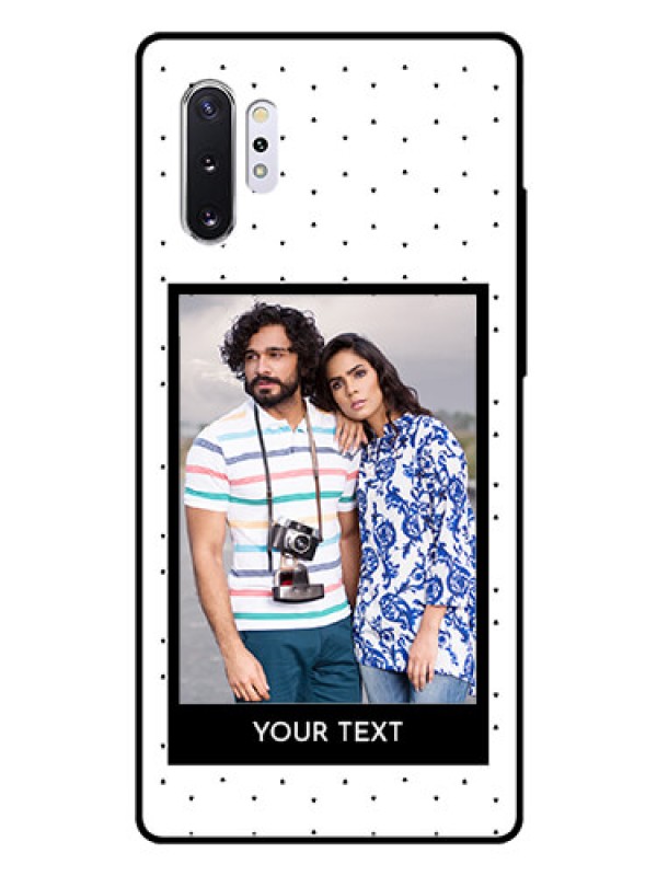 Custom Samsung Galaxy Note 10 Plus Photo Printing on Glass Case  - Premium Design