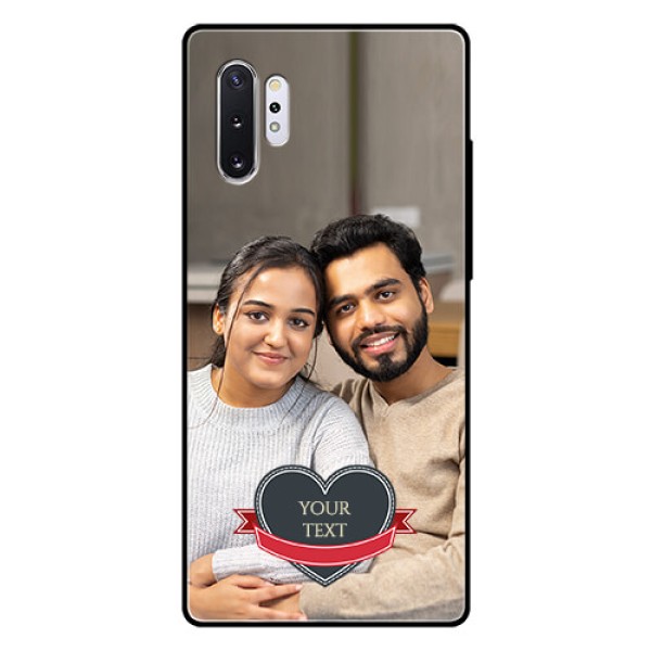 Samsung Galaxy Note 10 Plus Custom Glass Phone Case - Just Married Couple Design Samsung Galaxy Note 10 Plus Custom Glass Phone Case - Just Married Couple Design