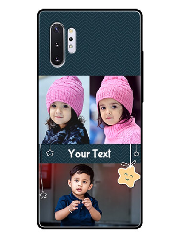 Custom Samsung Galaxy Note 10 Plus Custom Glass Mobile Case  - Hanging Stars Design