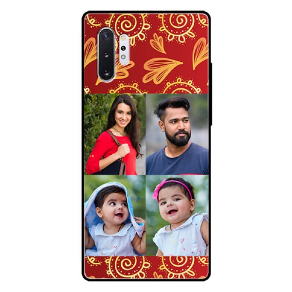 Samsung Galaxy Note 10 Plus Photo Printing on Glass Case - 4 Image Traditional Design Samsung Galaxy Note 10 Plus Photo Printing on Glass Case - 4 Image Traditional Design