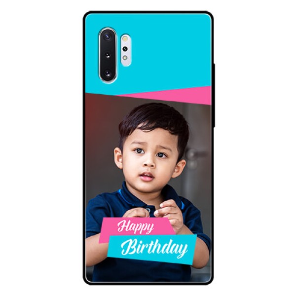 Samsung Galaxy Note 10 Plus Personalized Glass Phone Case - Image Holder with 2 Color Design Samsung Galaxy Note 10 Plus Personalized Glass Phone Case - Image Holder with 2 Color Design