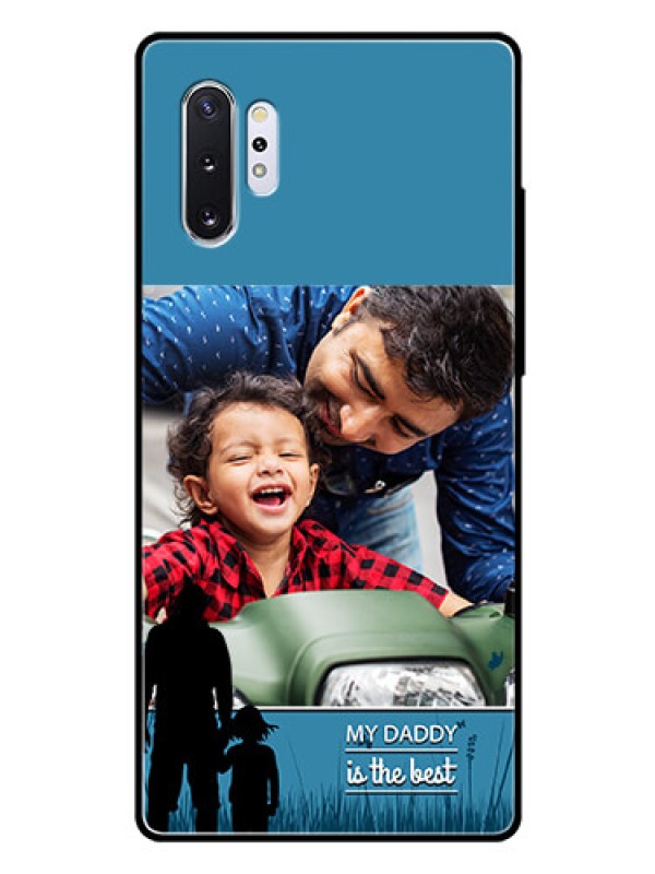 Custom Samsung Galaxy Note 10 Plus Custom Glass Mobile Case  - Best dad design 