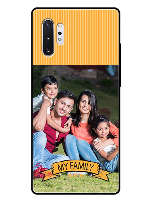 Custom Samsung Galaxy Note 10 Plus Custom Glass Phone Case  - My Family Design