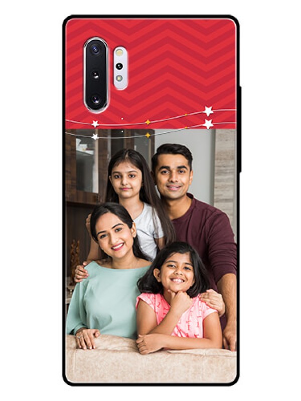Custom Samsung Galaxy Note 10 Plus Personalized Glass Phone Case  - Happy Family Design