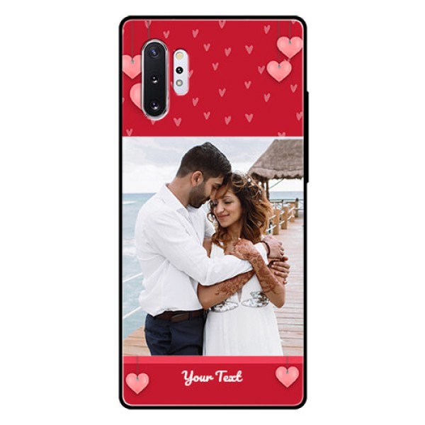 Samsung Galaxy Note 10 Plus Custom Glass Phone Case - Valentines Day Design Samsung Galaxy Note 10 Plus Custom Glass Phone Case - Valentines Day Design