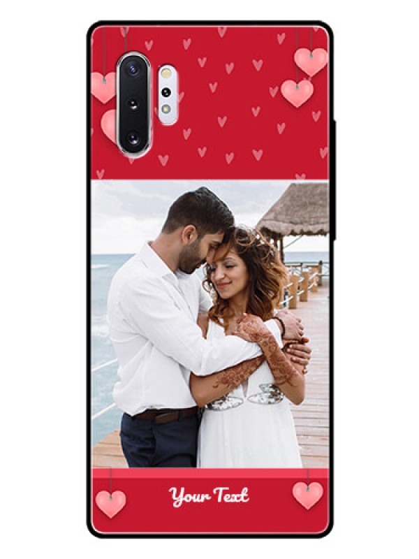 Custom Samsung Galaxy Note 10 Plus Custom Glass Phone Case  - Valentines Day Design