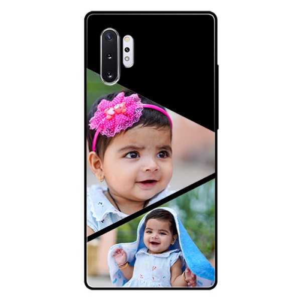 Samsung Galaxy Note 10 Plus Custom Glass Phone Case  - Semi Cut Design