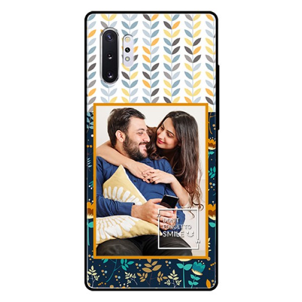 Samsung Galaxy Note 10 Plus Custom Glass Mobile Case  - Pattern Design