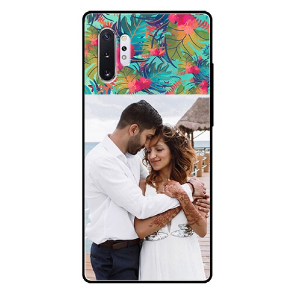 Samsung Galaxy Note 10 Plus Photo Printing on Glass Case  - Watercolor Floral Design