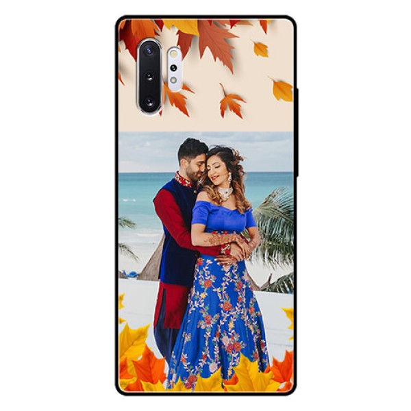 Samsung Galaxy Note 10 Plus Photo Printing on Glass Case - Autumn Maple Leaves Design Samsung Galaxy Note 10 Plus Photo Printing on Glass Case - Autumn Maple Leaves Design