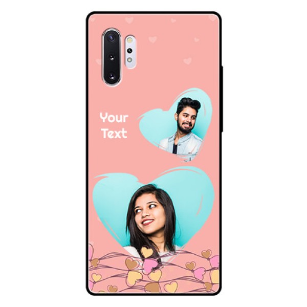 Samsung Galaxy Note 10 Plus Custom Glass Mobile Case  - Love Doodle Design