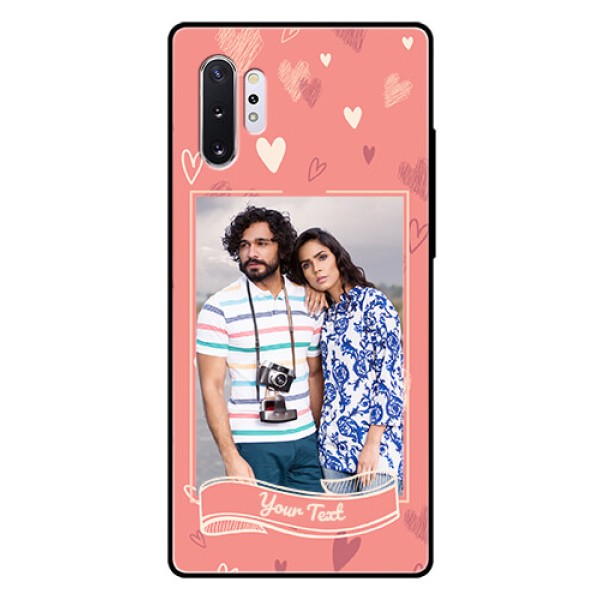 Samsung Galaxy Note 10 Plus Custom Glass Phone Case - Love doodle art Design Samsung Galaxy Note 10 Plus Custom Glass Phone Case - Love doodle art Design