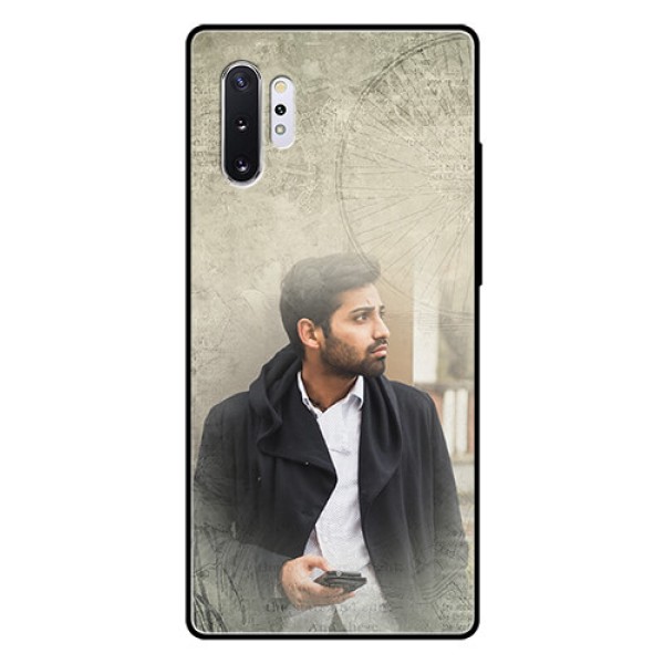 Samsung Galaxy Note 10 Plus Custom Glass Phone Case  - with vintage design