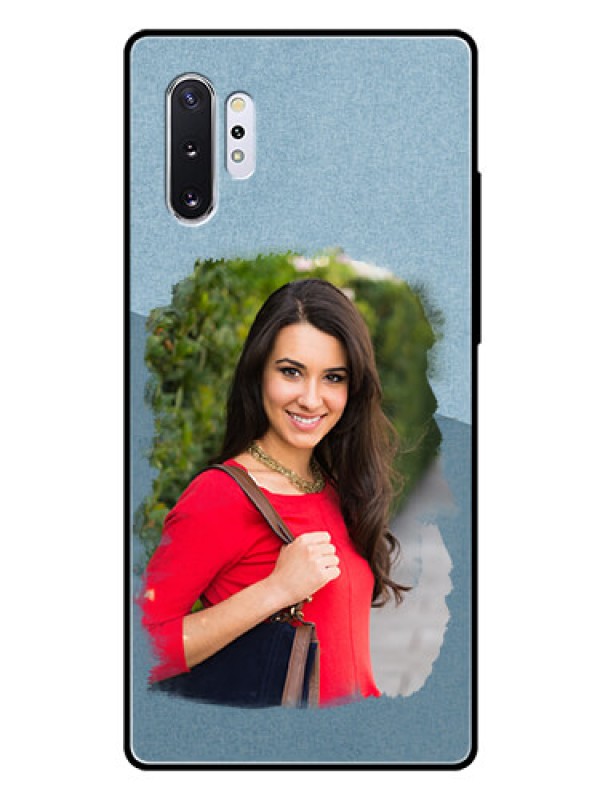 Custom Samsung Galaxy Note 10 Plus Custom Glass Mobile Case  - Grunge Line Art Design